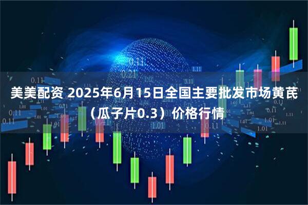 美美配资 2025年6月15日全国主要批发市场黄芪（瓜子片0.3）价格行情
